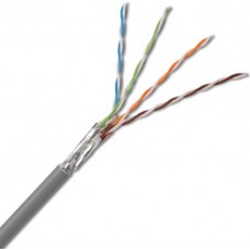 Καλώδιο Δεδομένων FTP CCA Cat5e 4 Ζευγών Γκρί Professional